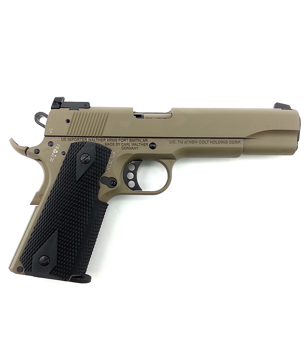 Colt Walther 1911 Gold cup FDE