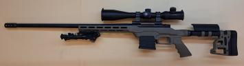 Howa-M1500-Heavy-Varmint-threaded-MDT-LSS-XL-FDE-met-richtkijker-en-bipod-en muzzle-brake