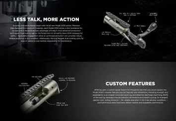 Springfield 2020 Waypoint 308Win Carbon fiber machined and cerakoted receiver after heat treatment